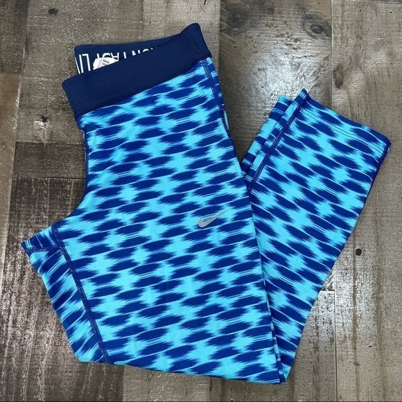 Nike Running Crop Leggings Small - Picture 1 of 11